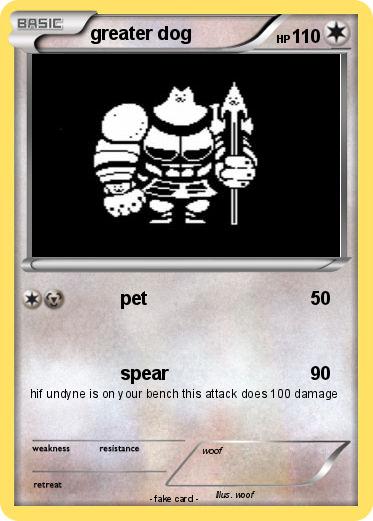 Pokemon greater dog