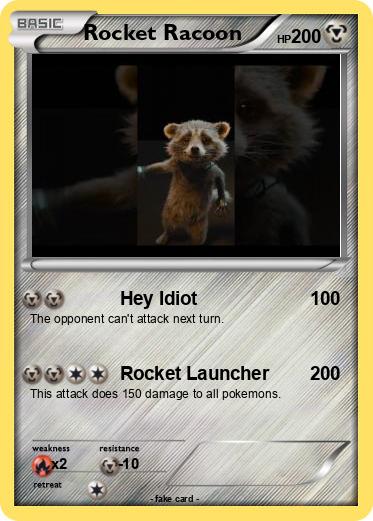 Pokemon Rocket Racoon