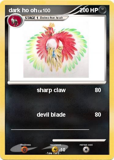 Pokemon dark ho oh