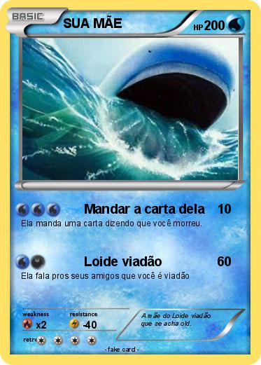 Pokemon SUA MÃE