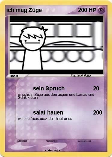 Pokemon ich mag Züge