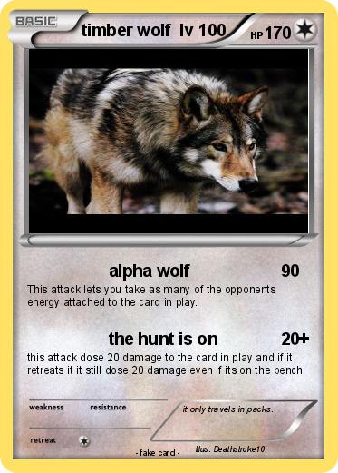 Pokemon timber wolf  lv 100