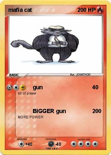 Pokemon mafia cat