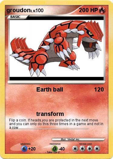 Pokemon groudon