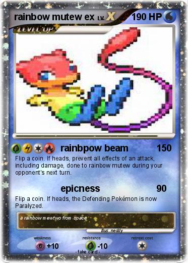 Pokemon rainbow mutew ex