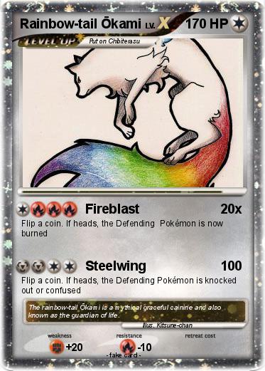 Pokemon Rainbow-tail Ōkami
