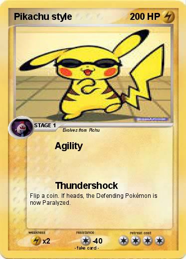 Pokemon Pikachu style