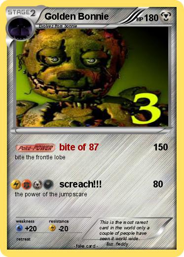 Pokemon Golden Bonnie