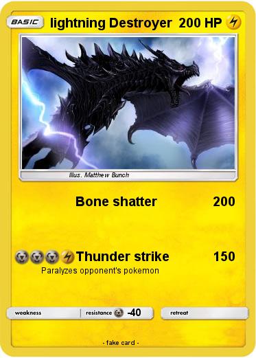 Pokemon lightning Destroyer