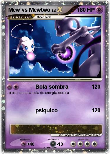 Pokemon Mew vs Mewtwo