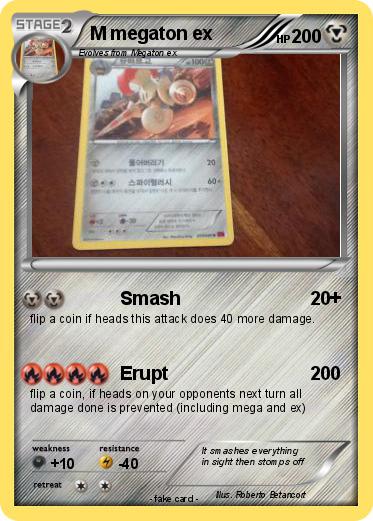 Pokemon M megaton ex