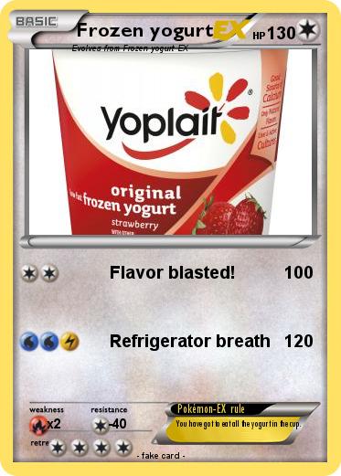 Pokemon Frozen yogurt