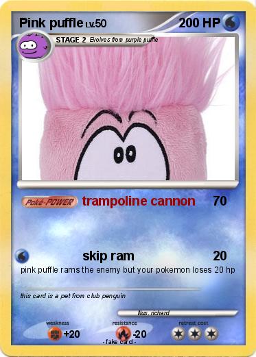 Pokemon Pink puffle