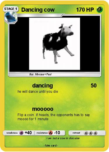 Pokemon Dancing cow