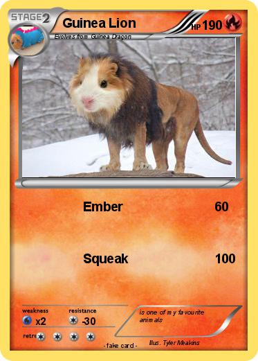 Pokemon Guinea Lion