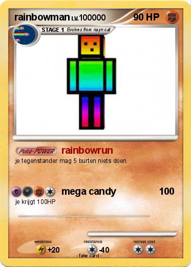Pokemon rainbowman