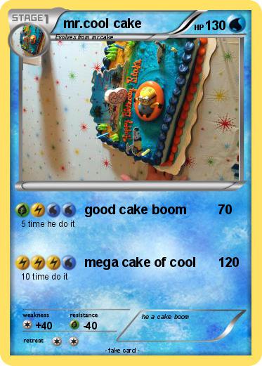 Pokemon mr.cool cake