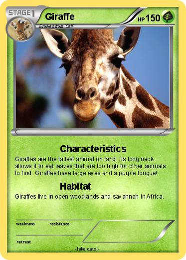 Pokemon Giraffe