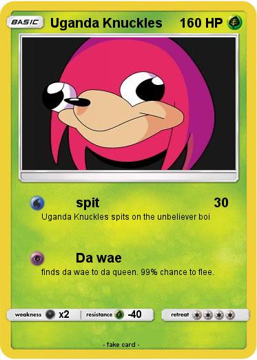 Pokemon Uganda Knuckles
