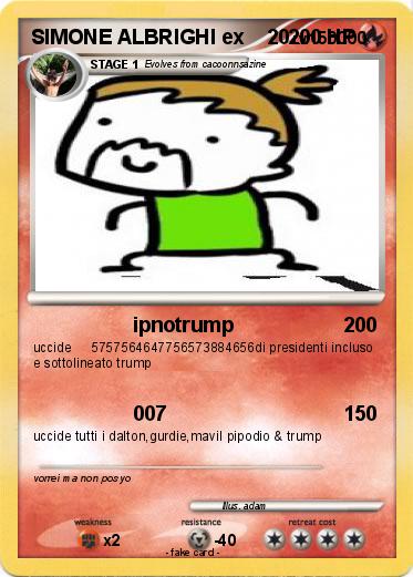 Pokemon SIMONE ALBRIGHI ex    20