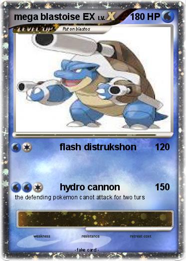 Pokemon mega blastoise EX