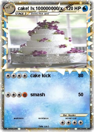 Pokemon cake! lv.100000000/x