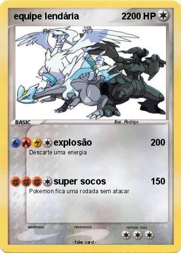 Pokemon equipe lendária                 2