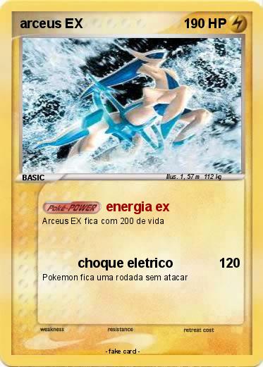Pokemon arceus EX