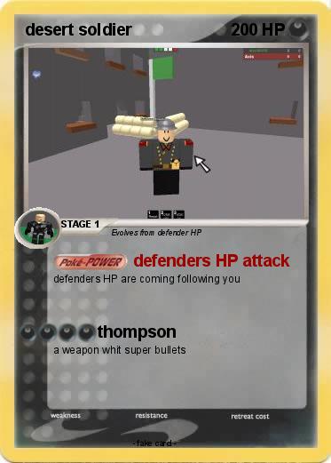 Pokemon desert soldier