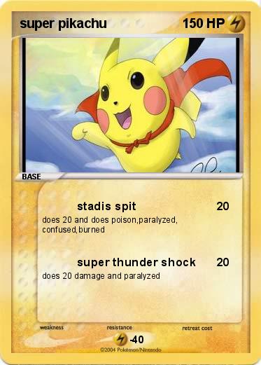 Pokemon super pikachu