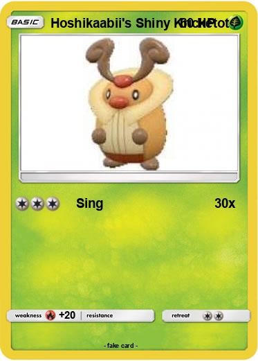 Pokemon Hoshikaabii's Shiny Kricketot