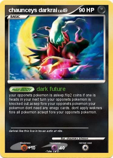 Pokemon chaunceys darkrai