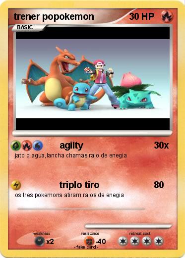 Pokemon trener popokemon