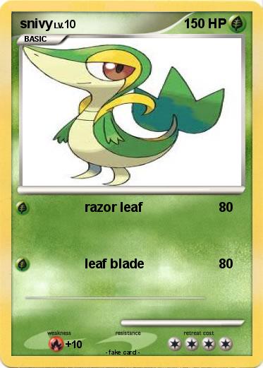 Pokemon snivy