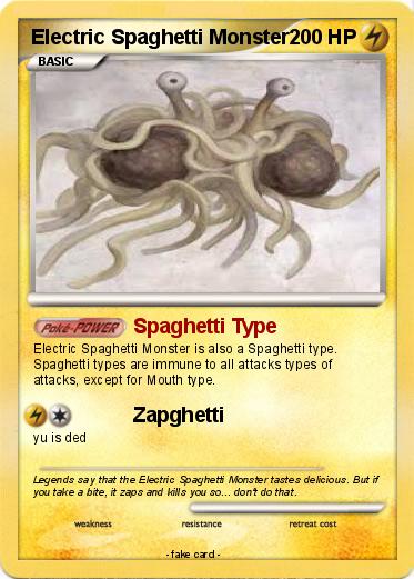 Pokemon Electric Spaghetti Monster