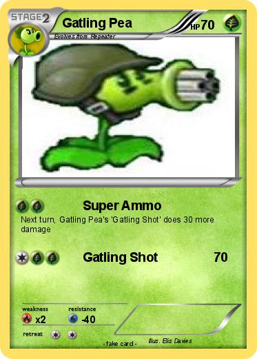 Pokemon Gatling Pea