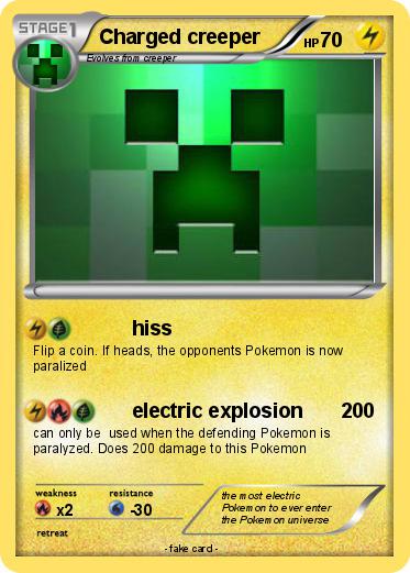 Pokemon Charged creeper
