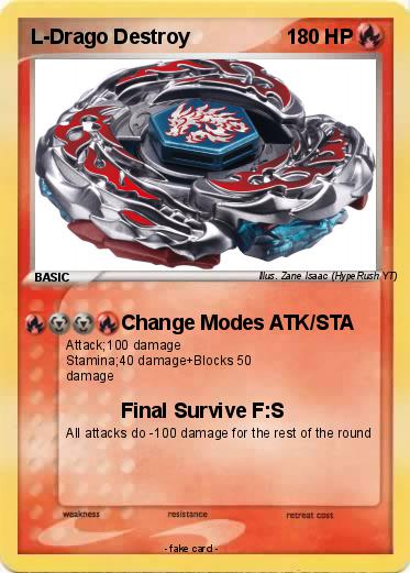 Pokemon L-Drago Destroy
