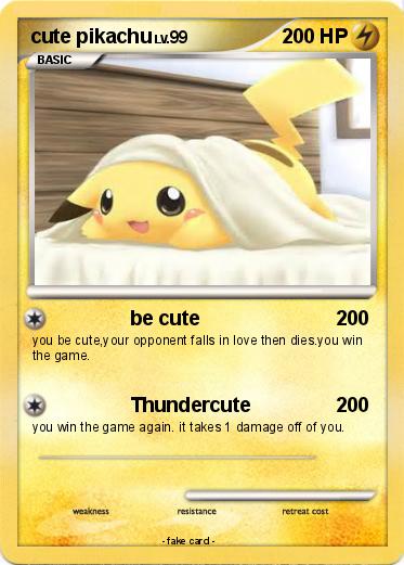 Pokemon cute pikachu