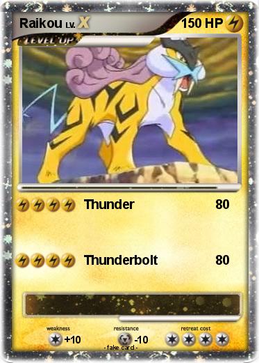 Pokemon Raikou