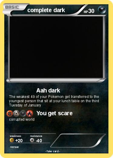 Pokemon complete dark