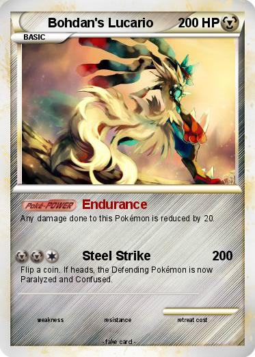 Pokemon Bohdan's Lucario