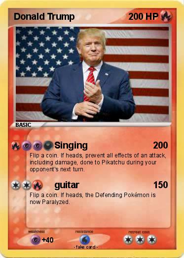 Pokemon Donald Trump