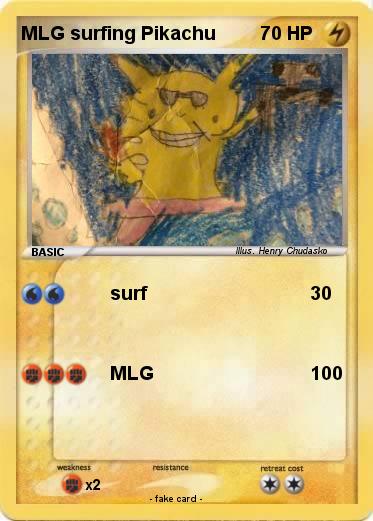 Pokemon MLG surfing Pikachu