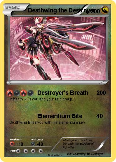 Pokemon Deathwing the Destroyer