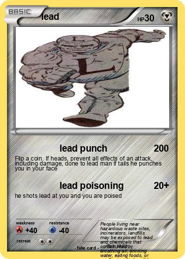 Pokemon lead