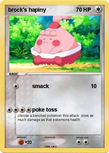 Pokemon brock's hapiny