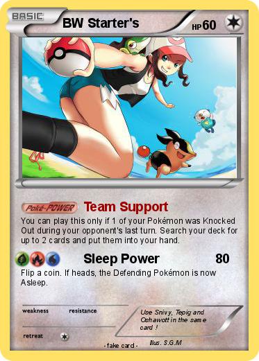 Pokemon BW Starter's