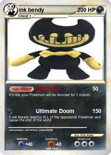 Pokemon ink bendy