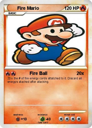Pokemon Fire Mario